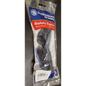 Smith & Wesson .38 Special Safety Glasses Eyewear Black W/ Smoke Colored Lens